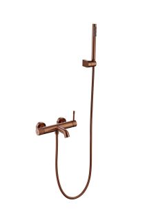 Смеситель для ванны Boheme Uno 463-CB брашированная медь